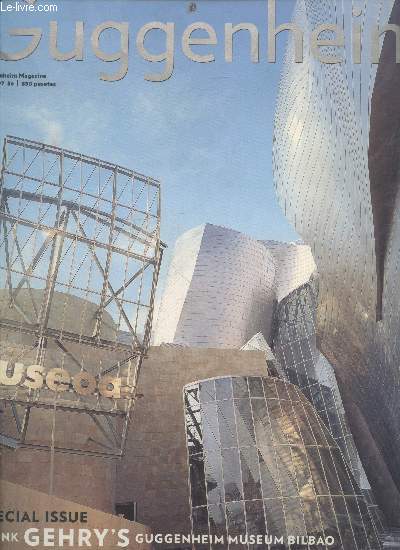 Guggenheim special issue : Frank Gehry's Guggenheim Museum Bilbao - Touring the Basque country - New Art from holzer and serra. Sommaire : Capital improvements - Art into architecture by Joseph Giovannini - Frankly Speaking by Scott Gutterman - etc.