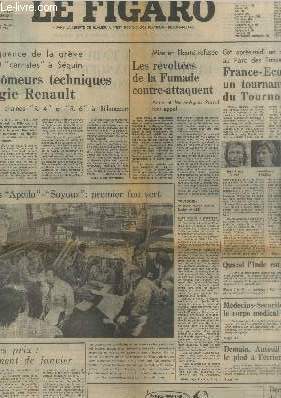 Le Figaro Samedi 15 - dimanche 16 fvrier 1975. Sommaire : Consquence de la grve des 150 