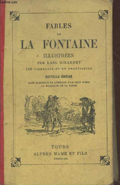 Fables de La Fontaine prcdes de la vie d'Esope