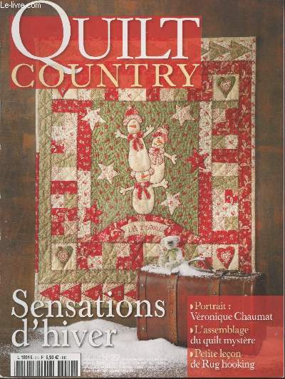Quilt Country n22 : Sensations d'Hiver.