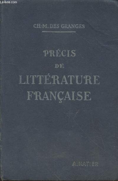 Prcis de littrature franaise (12me dition)