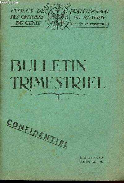 Bulletin Trimestriel