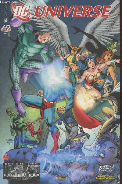 DC Universe n42 Janvier 2009. Sommaire : Infini (3) et (4) - La guerre du corps de Sinestro (9) et (10) - Secrets d'icnes