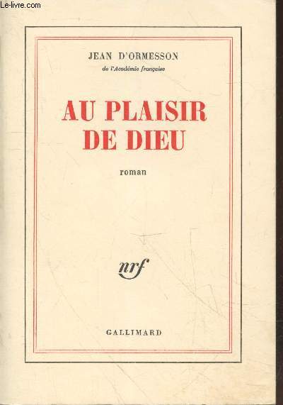 Au plaisir de Dieu