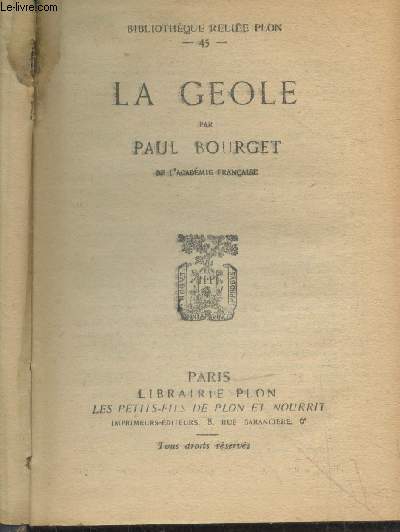 La Geole (Collection 