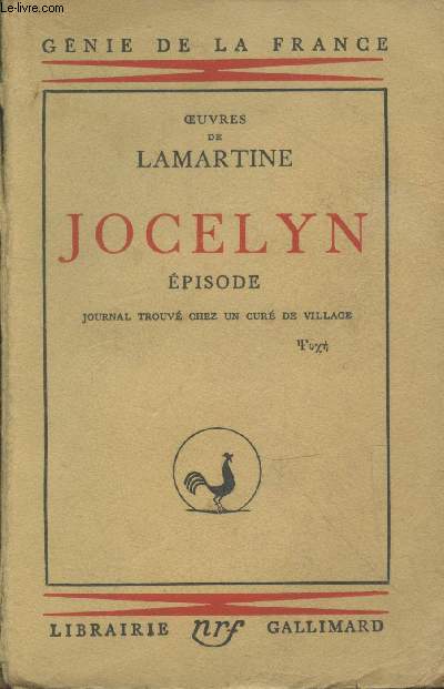 Jocelyn pisode - Journal trouv chez un cur de village (Collection 