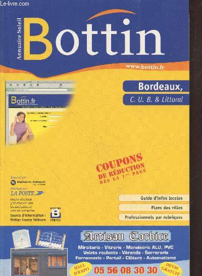 Bottin Bordeaux C.U.B. & Littoral 2004 - 2005