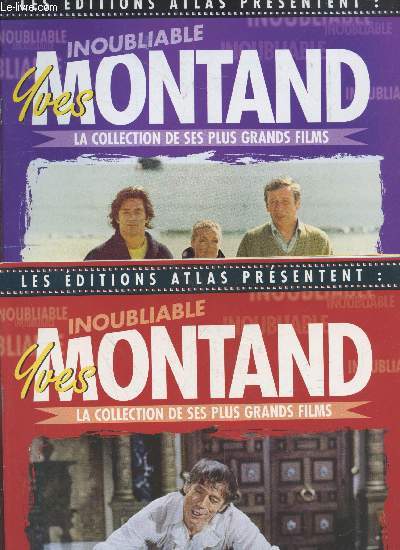 Lot de 2 revues : Inoubliable Yves Montand, la collection de ses plus grands films : La folie des grandeurs - Csar et Rosalie. Sommaire : Montand c'est Csar ! - Une infinie complicit - Exubrant mais vulnrable - Portrait - etc.