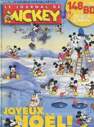Le Journal de Mickey n2948/2949 - 17 dcembre 2008 : Numro double spcial ftes : Joyeux Nol - 148 pages de BD, de jeux, d'infos, etc. Sommaire : L'lve Ducobu - Picsou - Cdric - Titeuf - Animaux multicolores - Les jouets de rve de la rdac -etc.