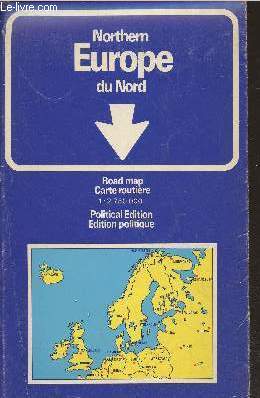 Carte routire n1155 Europe du Nord - Echelle 1 : 2 750 000