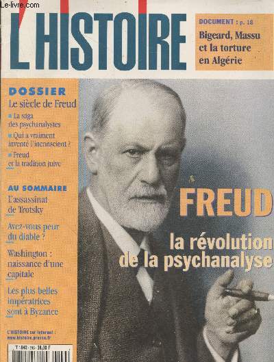 L'Histoire n246 - Septembre 2000 : Freud la rvolution de la psychanalyse - Dossier le sicle Freud : La saga des psychanalistes - Qui a vraiment invent l'inconscient ? - Freud et la tradition juive - L'assassinat de Trotsky - Avez-vous peur du diable..