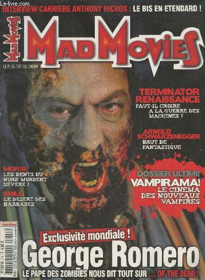 Mad Movies - Le plus fort du cinma n216 Fvrier 2009. Sommaire : Terminator Renaissance faut il croire  la guerre des machines ? - Morse les dents du nord mordent svre - Smile le dsert des barbares - Interview Carrire Anthony Hickox etc.