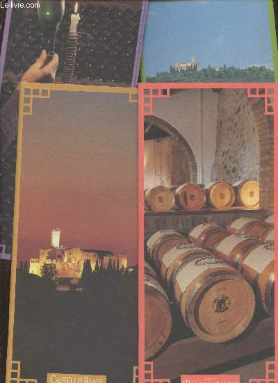 Lot de 4 brochures : Castello Banfi Viticultori in Montaclino - Ricercatezze - Banfi Viticultori in Montalcino - Vini Banfi Strevi