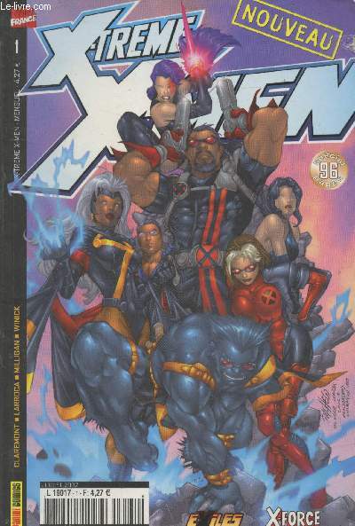 X-treme X-Men n1 Juillet 2002. Sommaire :Que la fte commence ! - Nouveau dpart - Les exils : De l'autre ct du miroir - X-Treme Limite par Jrmy Manesse