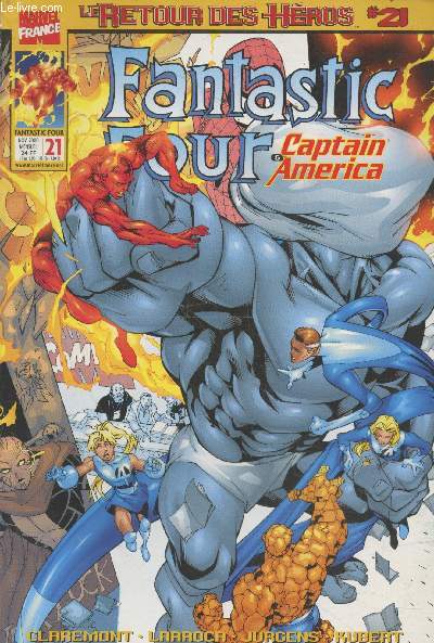 Fanstatic Four & Captain America n21 Novembre 2000. Mensuel. Sommaire : Le procs - Un dernier adieu - Vive les Fantastiques !