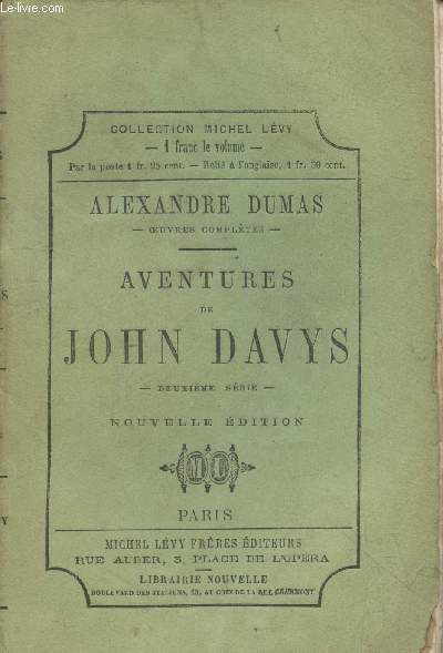 Aventures de John Davys (Nouvelle dition) - Collection 