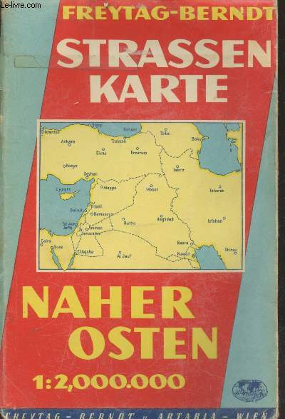 Carte routire Proche Orient - Strassen Karte Naher Osten (1:2,000.000)