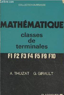 Mathmatique : Classes Terminales F1, F2, F3, F4, F5, F9, F10