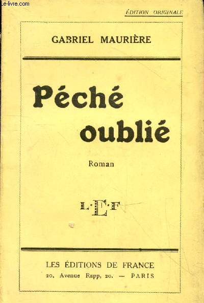 Pch oubli - Edition originale signe par l'auteur exemplaire n189/200 sur papier alfa