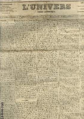 L'Univers - Union catholique 24e Anne n328 Dimanche 30 Novembre 1856.