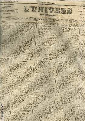 L'Univers - Union catholique 24e Anne n331 Jeudi 4 Dcembre 1856.