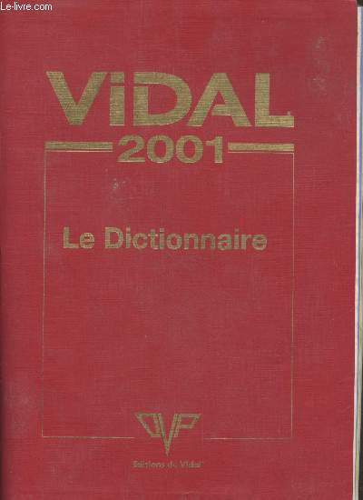 Vidal 2001 : Le Dictionnaire