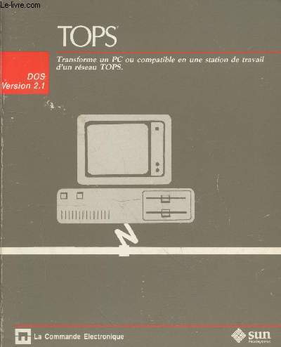 Transforme un PC ou compatible en une station de travail d'un rseau TOPS - DOS Version 2.1