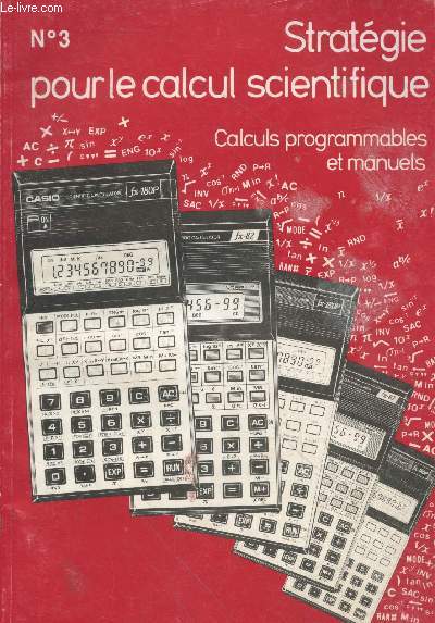 Stratgie pour le calcul scientifique : Calculs programmables et manuels n3