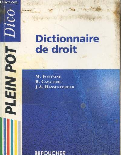 Dictionnaire de droit (Collection 