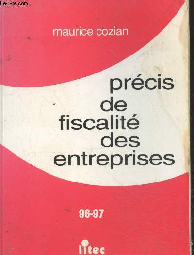 Prcis de fiscalit des entreprises 96-97