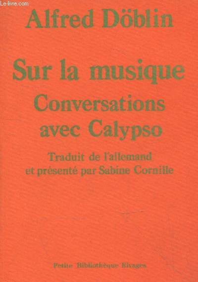 Sur la musique : Conversations avec Calypso (Collection 