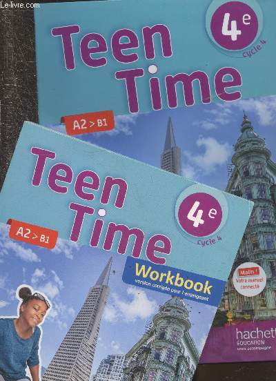 Teen Time 4e Cycle 4 A2 > B1 + Worbook version corrige pour l'enseignement (Spcimen)