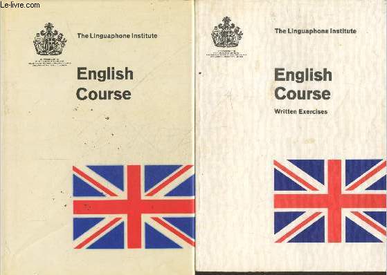 English course + English Course written exercices (en deux volumes)