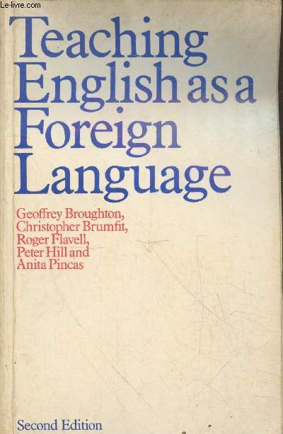 Teaching english as a foreign language