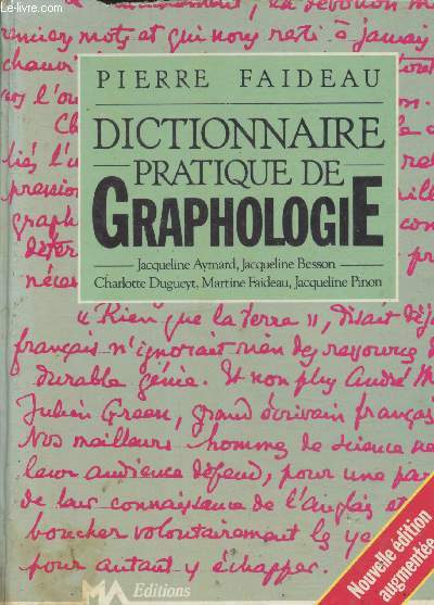 Dictionnaire pratique de graphologie