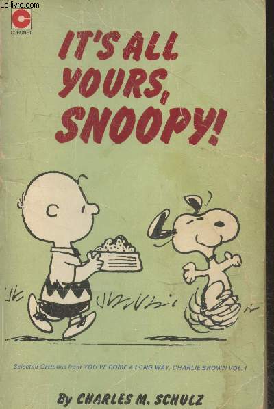 It's all yours, Snoopy !