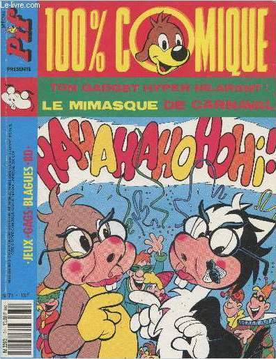 Pif n71 : spcial 100% comique : Jeux, gags, blagues, BD. Sommaire : Pif et Hercule pour une poigne de coquilles - Pastis la pyramide des fous - Arthur la valle heureuse - Dicentim un drakkar de touristes - Placid et Muzo bricoleurs - Supermatou - etc.