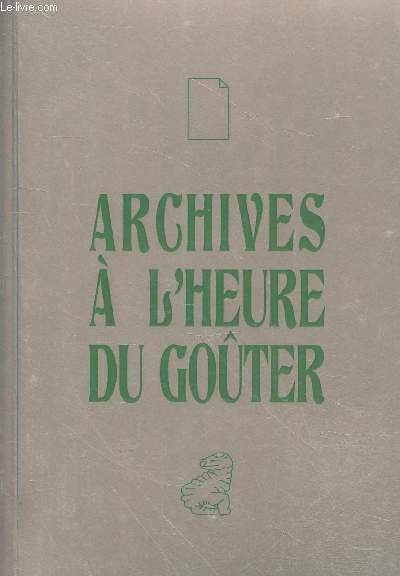 Archives  l'heure du goter