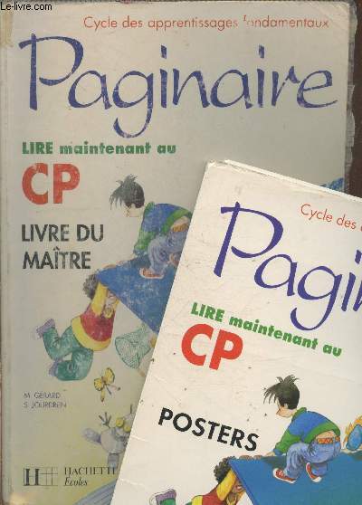 Paginaire lire maintenant au CP - Cycle des apprentissages fondamentaux : Livre du matre + Posters (en deux volumes) - Collection 