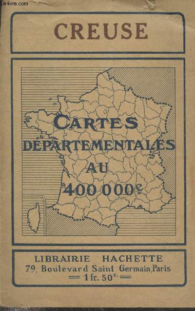Cartes dpartementales au 400 000e : Creuse