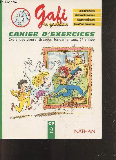 GRAFI LE FANTOME - cahier d'exercices- cycle des apprentissages fondamentaux 2e annee - CP 2