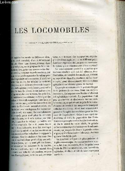 Extraits du livre Les merveilles de la science de Louis Figuier : Les locomobiles.