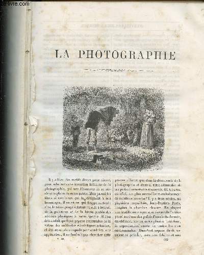 Extraits du livre Les merveilles de la science de Louis Figuier : La Photographie.