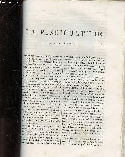 Extraits du livre Les merveilles de la science de Louis Figuier : La Pisciculture.