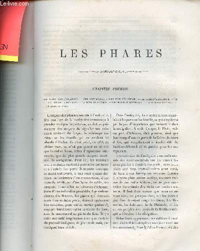 Extraits du livre Les merveilles de la science de Louis Figuier : Les Phares.