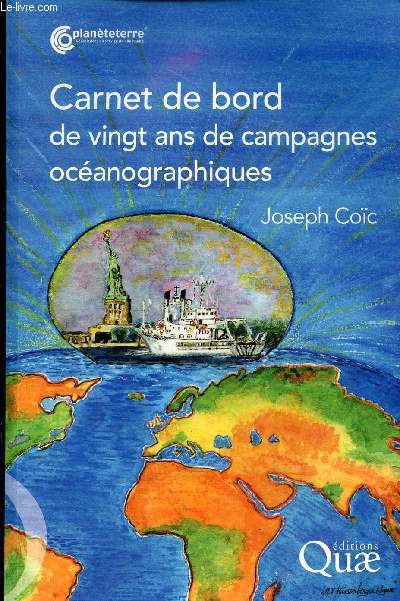 Carnet de bord de vingt ans de campagnes ocanographiques - ddicace de l'auteur.