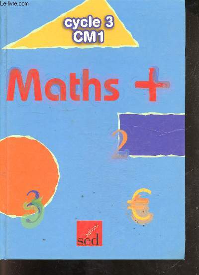 Maths + cycle 3 CM1.