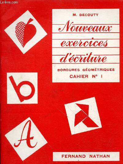 Nouveaux exercices d'criture bordures gomtriques cahier n1.