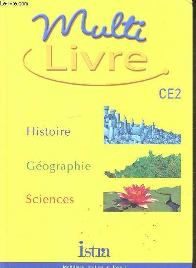 Multi livre histoire géographie sciences CE2.