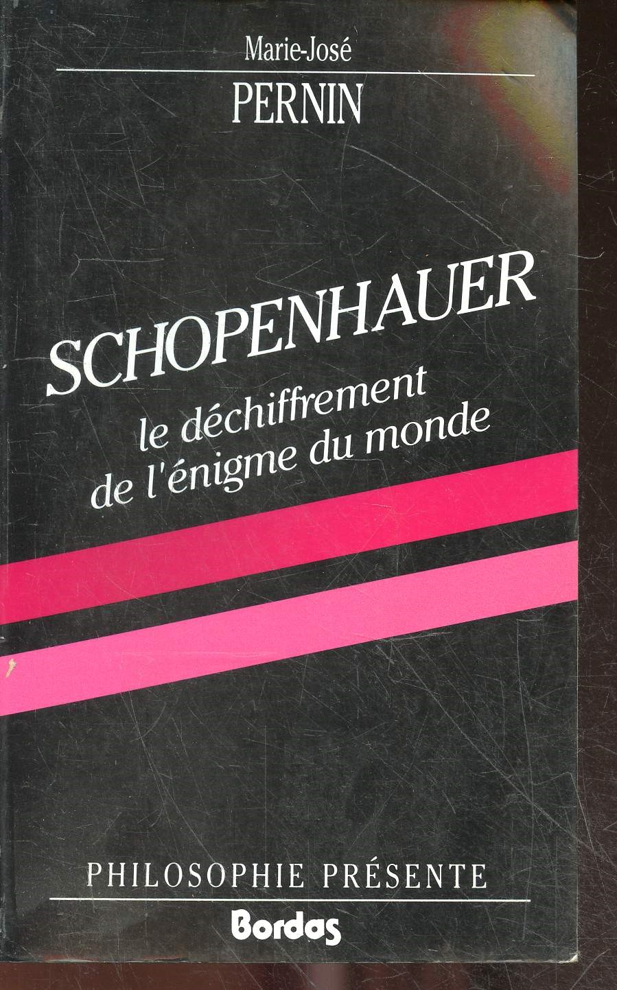 Schopenhauer le dechiffrement de l'enigme du monde